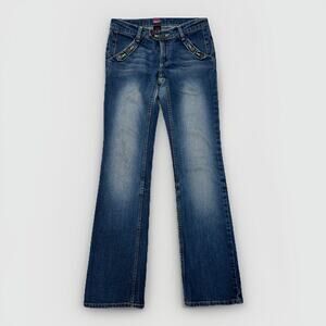 Vintage Fiorucci Womens Juniors Size 3 Straight Leg Denim Jeanss Medium Wash EUC